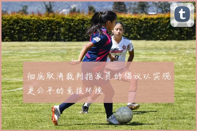 彻底取消裁判指派员的倡议以实现更公平的竞技环境